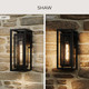 Shaw One Light Outdoor Wall Mount (P560410-031)