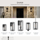 Shaw One Light Outdoor Wall Mount (P560411-031)