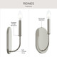 Reines One Light Wall Sconce (P710153-009)
