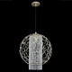 Allegri - 020011-022-FR001 - Four Light Pendant - Mundo - Tarnished Silver