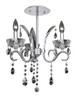 Allegri - 023851-010-FR001 - Three Light Flush Mount - Catalani - Chrome