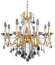 Allegri - 025451-011-FR001 - Eight Light Chandelier - Barret - French Gold