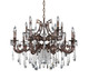 Allegri - 025651-013-FR001 - 15 Light Chandelier - Avelli - Sienna Bronze W-Antique Silver Leaf accents.