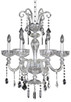 Allegri - 026050-010-FR001 - Six Light Chandelier - Clovio - Chrome