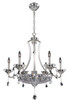 Allegri - 028554-017-FR001 - Nine Light Chandelier - Orecchini - Two Tone Silver