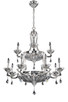 Allegri - 028556-017-FR001 - 12 Light Chandelier - Orecchini - Two Tone Silver