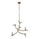 Allegri - 045655-062-FR001 - LED Chandelier - Bilancia - True Brass