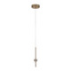 Allegri - 047611-044-FR001 - LED Mini Pendant - Goccia - Winter Brass