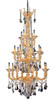 Allegri - 11096-016-FR000 - 20 Light Chandelier - Mendelssohn - Two Tone Gold - 24K