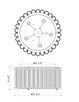 Glasbury Five Light Flush Mount (49185-010)