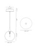 Iissa LED Pendant (50251-025)