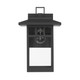 Hunter - 46070 - One Light Outdoor Wall Mount - Yancy House - Matte Black