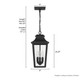 Spring Cove Three Light Outdoor Pendant (46084)