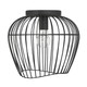 Hunter - 48239 - One Light Flush Mount - Redding - Matte Black