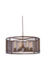 Kalco - 502151CP - Eight Light Pendant - Chelsea - Copper Patina