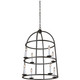 Kalco - 506950BI - Eight Light Foyer Pendant - Wickenburg - Black Iron