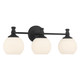 Millennium - 201103-MB - Three Light Vanity - Orlisse - Matte Black