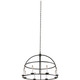 Kalco - 506953BI - Eight Light Pendant - Wickenburg - Black Iron