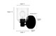 Vessair One Light Wall Sconce (202101-VB)