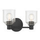 Millennium - 202102-MB - Two Light Vanity - Vessair - Matte Black