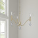 Aureline Three Light Chandelier (205103-AGSI)