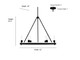 Rovessa Six Light Chandelier (207106-MB)