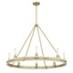 Millennium - 207108-VB - Six Light Chandelier - Rovessa - Vintage Brass