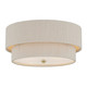 Millennium - 208104-VB - Four Light Flush Mount - Helbert - Vintage Brass