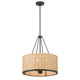 Millennium - 210104-MB - Four Light Pendant - Namiro - Matte Black