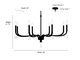 Viremont Eight Light Chandelier (220108-MB)