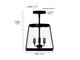 Adabella Three Light Semi-Flush Mount (230103-PN)