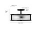 Ardezia Three Light Semi-Flush Mount (23303-MB)