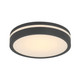 Millennium - 401001-MB - LED Flush Mount - Soltra - Matte Black