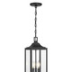 Halston Three Light Hanging Lantern (402103-PBK)
