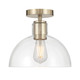 Knightsdale One Light Semi-Flush Mount (6021-MG)