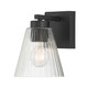 Millennium - 63001-MB - One Light Wall Sconce - Riville - Matte Black