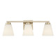 Strayhan Three Light Vanity (64003WG-MG)