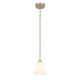 Millennium - 64101WG-MG - One Light Mini Pendant - Strayhan - Modern Gold