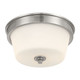 Millennium - 64102WG-BN - Two Light Flush Mount - Strayhan - Brushed Nickel