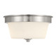 Strayhan Two Light Flush Mount (64102WG-BN)