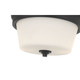 Strayhan Two Light Flush Mount (64102WG-MB)