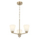 Millennium - 64103WG-MG - Three Light Chandelier - Strayhan - Modern Gold