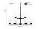 Strayhan Nine Light Chandelier (64109WG-BN)