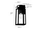 Kendrix One Light Lantern (66001-PBK)