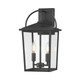 Millennium - 66202-PBK - Two Light Lantern - Strathden - Powder Coated Black