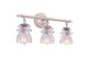 Kalco - 6313PS - Three Light Bath - Brierfield - Pearl Silver
