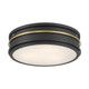 Millennium - 90203-MB/VB - LED Flush Mount - Stralara - Matte Black