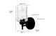 Clarvyn One Light Wall Sconce (909101-VB)