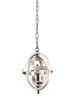 Kalco - 6590PSN - One Light Mini Pendant - Rothwell - Polished Satin Nickel
