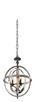 Kalco - 6593PSN - Three Light Pendant - Rothwell - Polished Satin Nickel